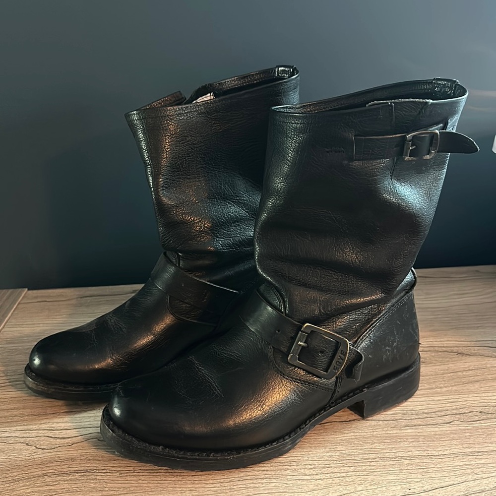 Frye Midshaft Veronica Leather Boots